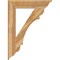 Ekena Millwork Olympic Traditional Rough Sawn Bracket, Western Red Cedar, 6"W x 34"D x 46"H BKT06X34X46OLY01RWR - alternate 2
